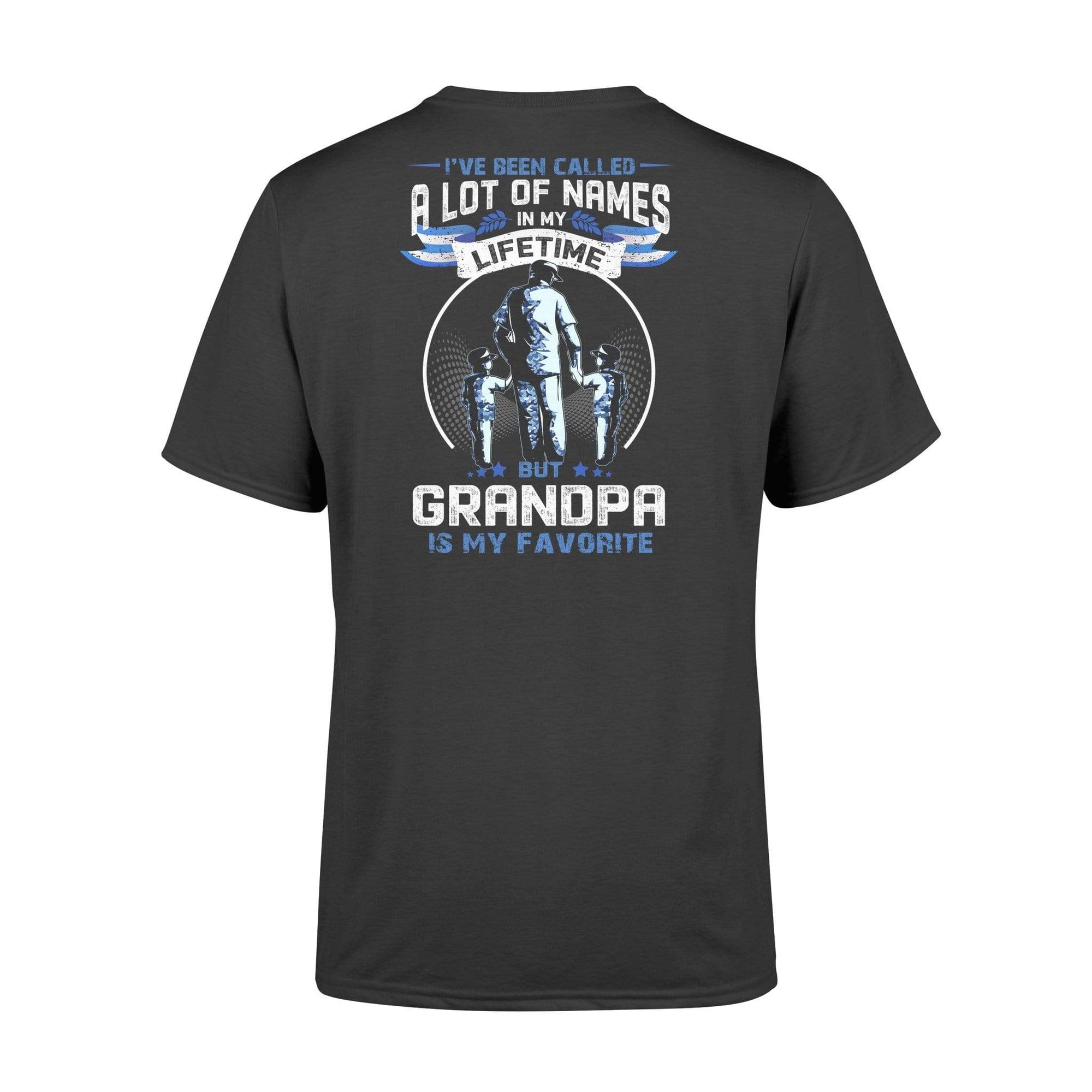 Apparel S / Black TBL - Navy Favorite Name Grandpa - Standard T-shirt - DSAPP