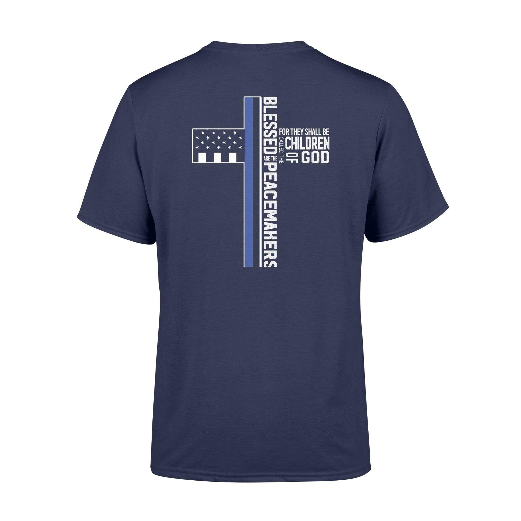 Apparel S / Navy TBL - Peacemaker Flag Cross Shirt - Standard T-shirt - DSAPP