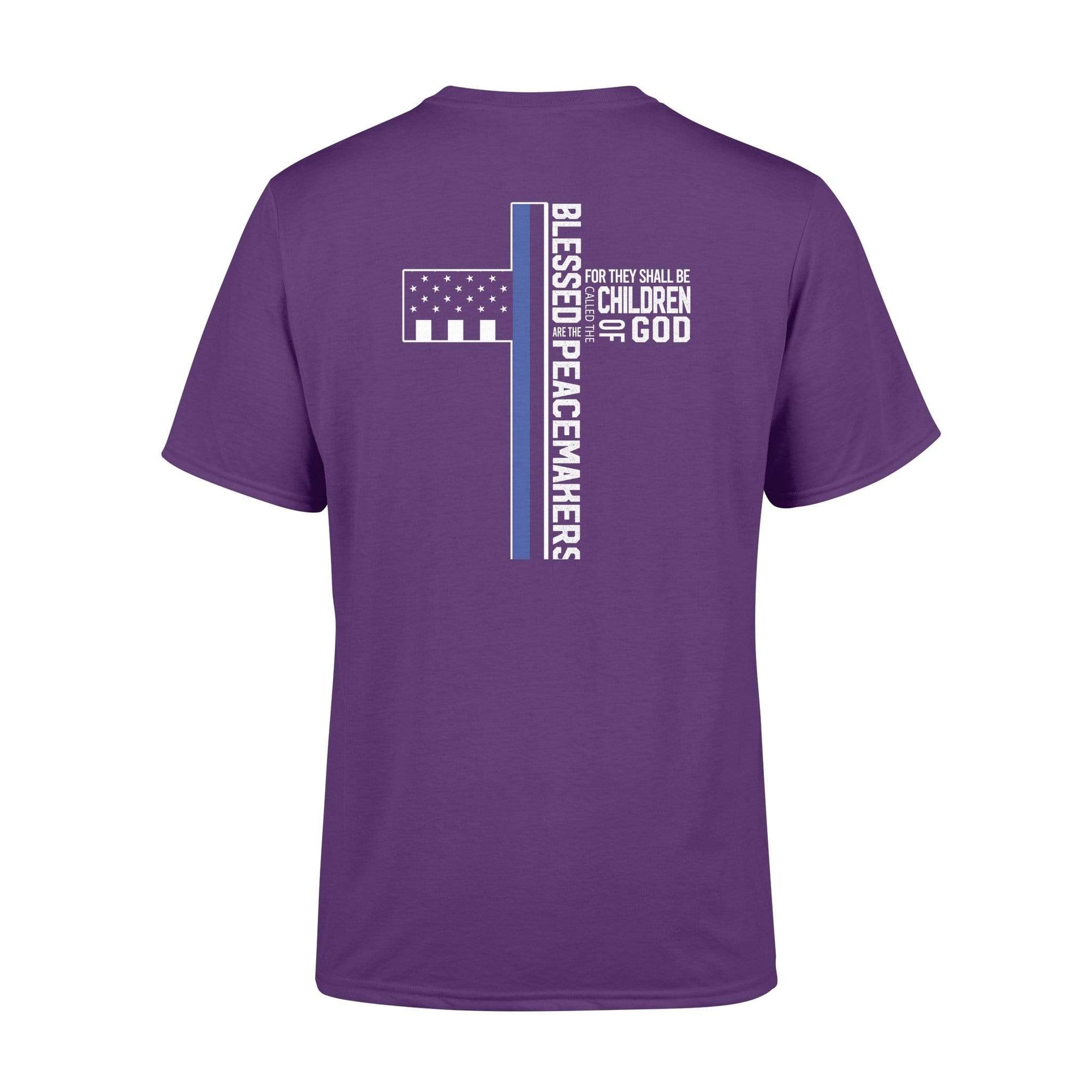 Apparel S / Purple TBL - Peacemaker Flag Cross Shirt - Standard T-shirt - DSAPP