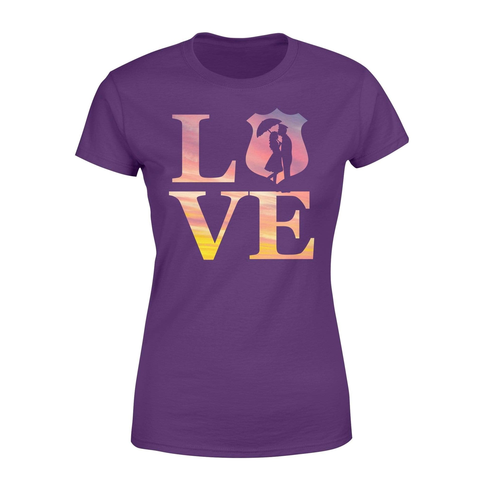 Apparel XS / Purple TBL - Police Love Shirt - Standard Women's T-shirt - DSAPP