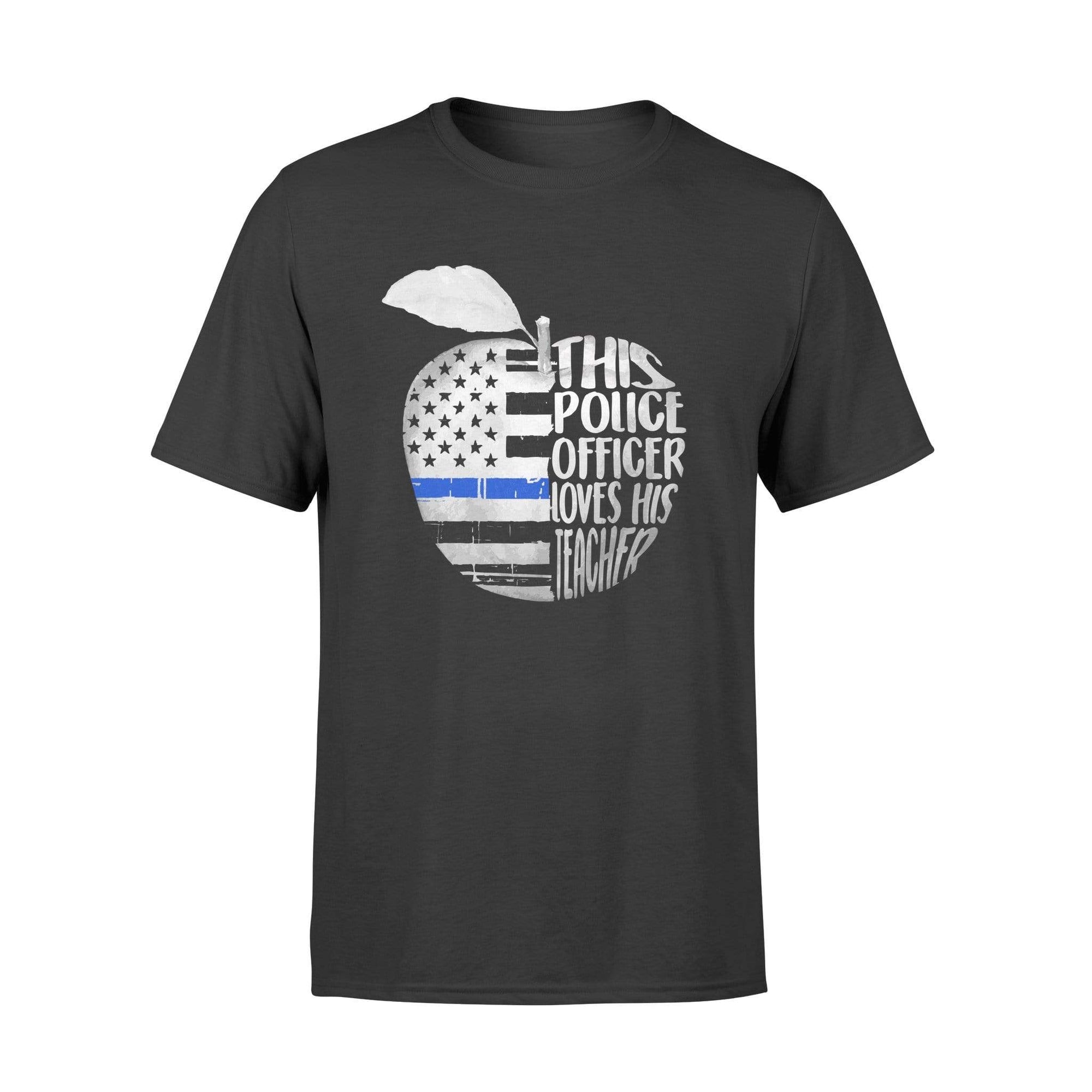 Apparel S / Black TBL - Police Loves Teacher Shirt - Standard T-shirt - DSAPP
