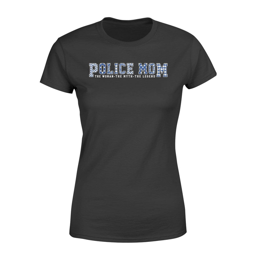 Apparel XS / Black TBL - Police Mom Legend - Slogan Shirt - Standard Women's T-shirt - DSAPP