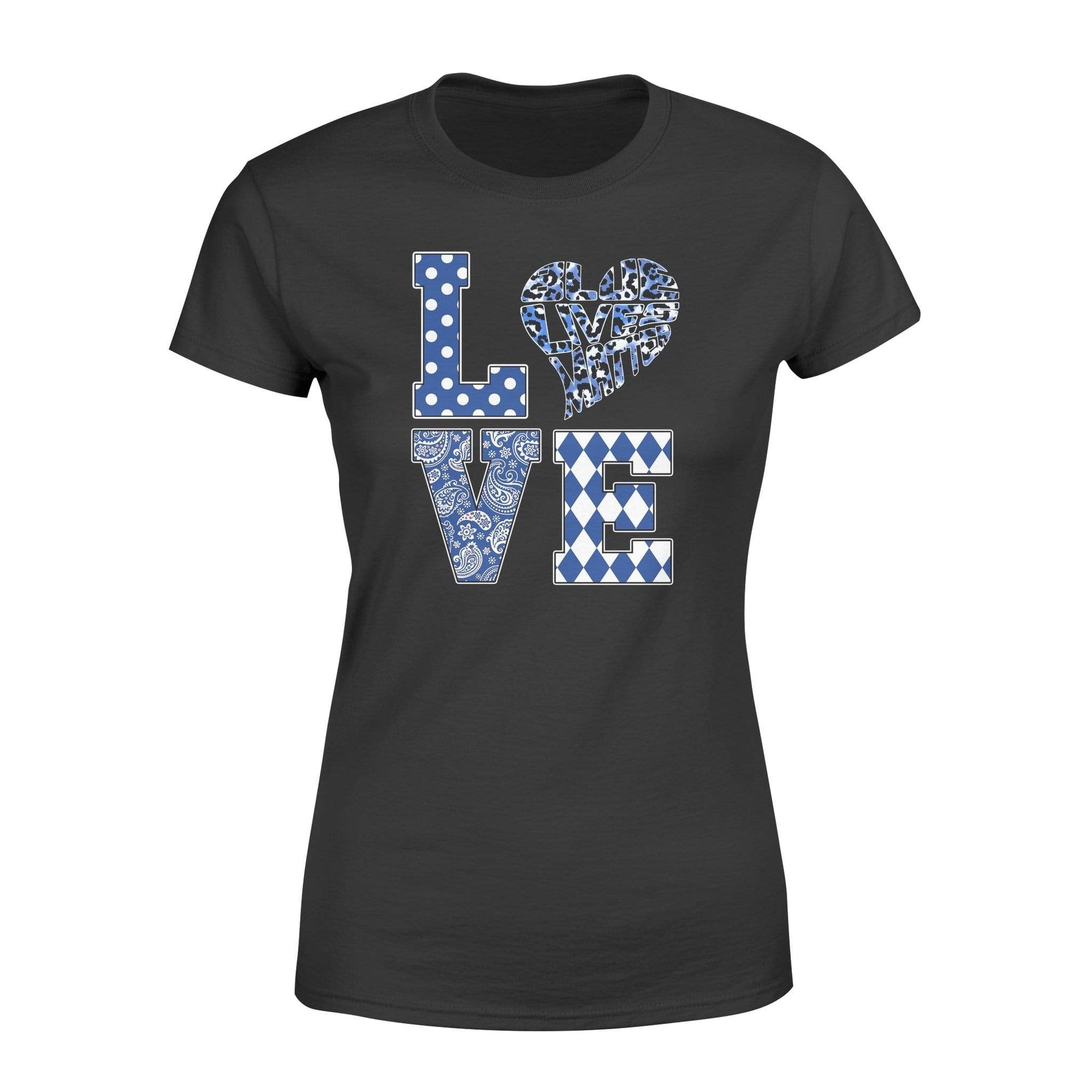 Apparel XS / Black TBL - Police Stacked Love Shirt - Standard Women's T-shirt - DSAPP