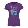 Apparel XS / Purple TBL - Police Stacked Love Shirt - Standard Women's T-shirt - DSAPP