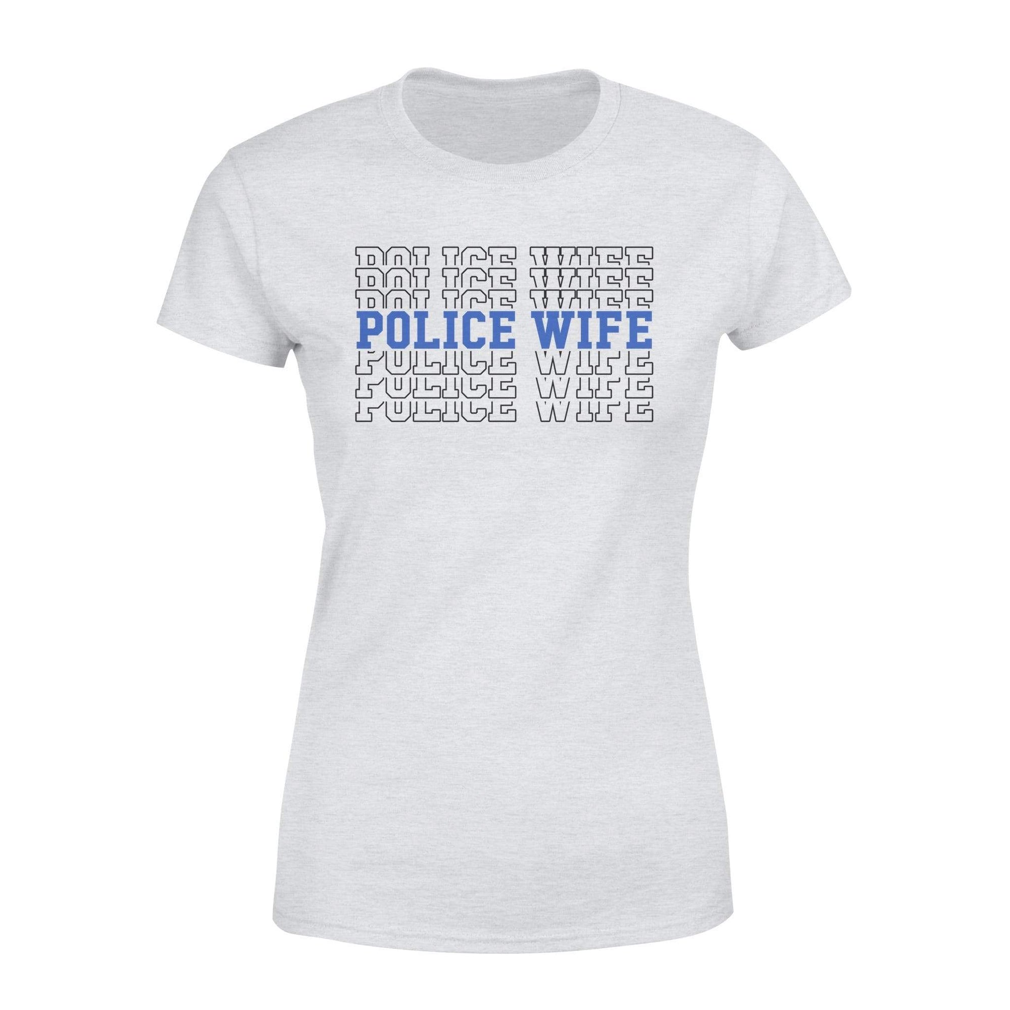 Apparel XS / Heather Grey TBL - Police Wife Shirt - Standard Women's T-shirt - DSAPP