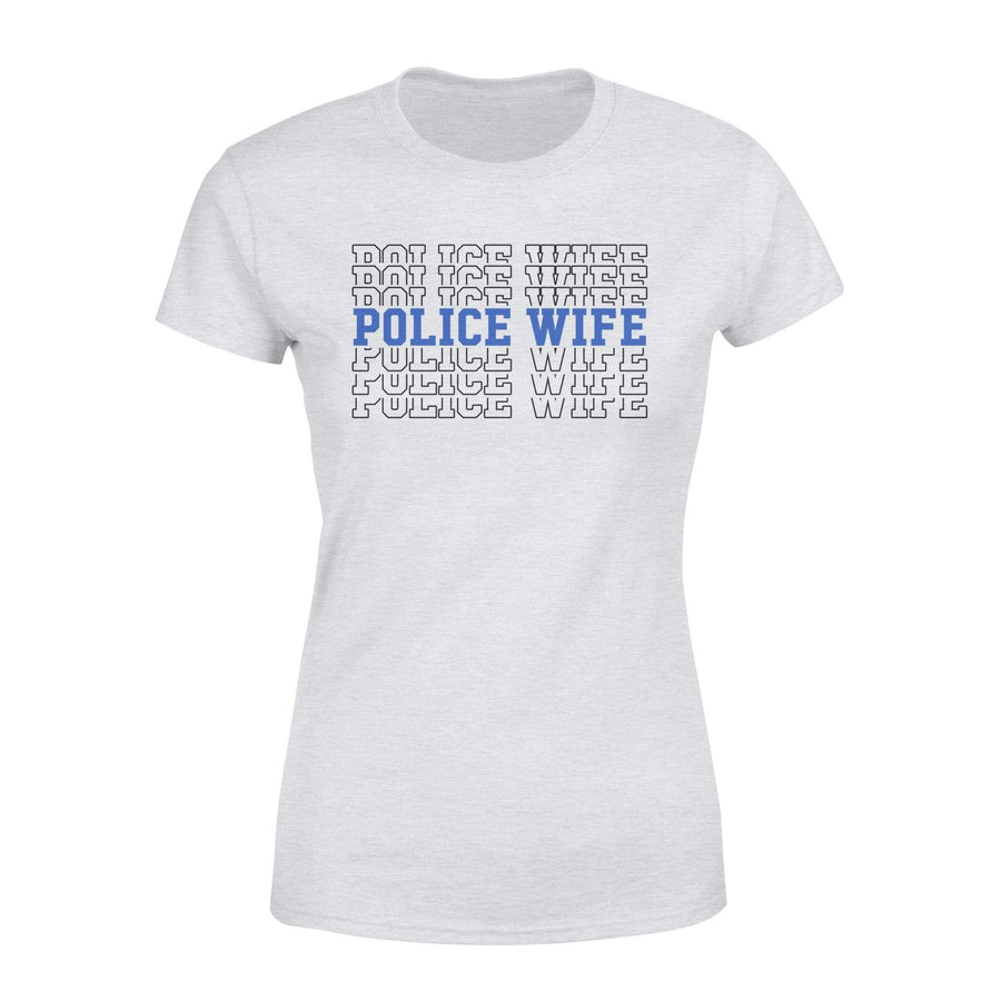 Apparel XS / Heather Grey TBL - Police Wife Shirt - Standard Women's T-shirt - DSAPP