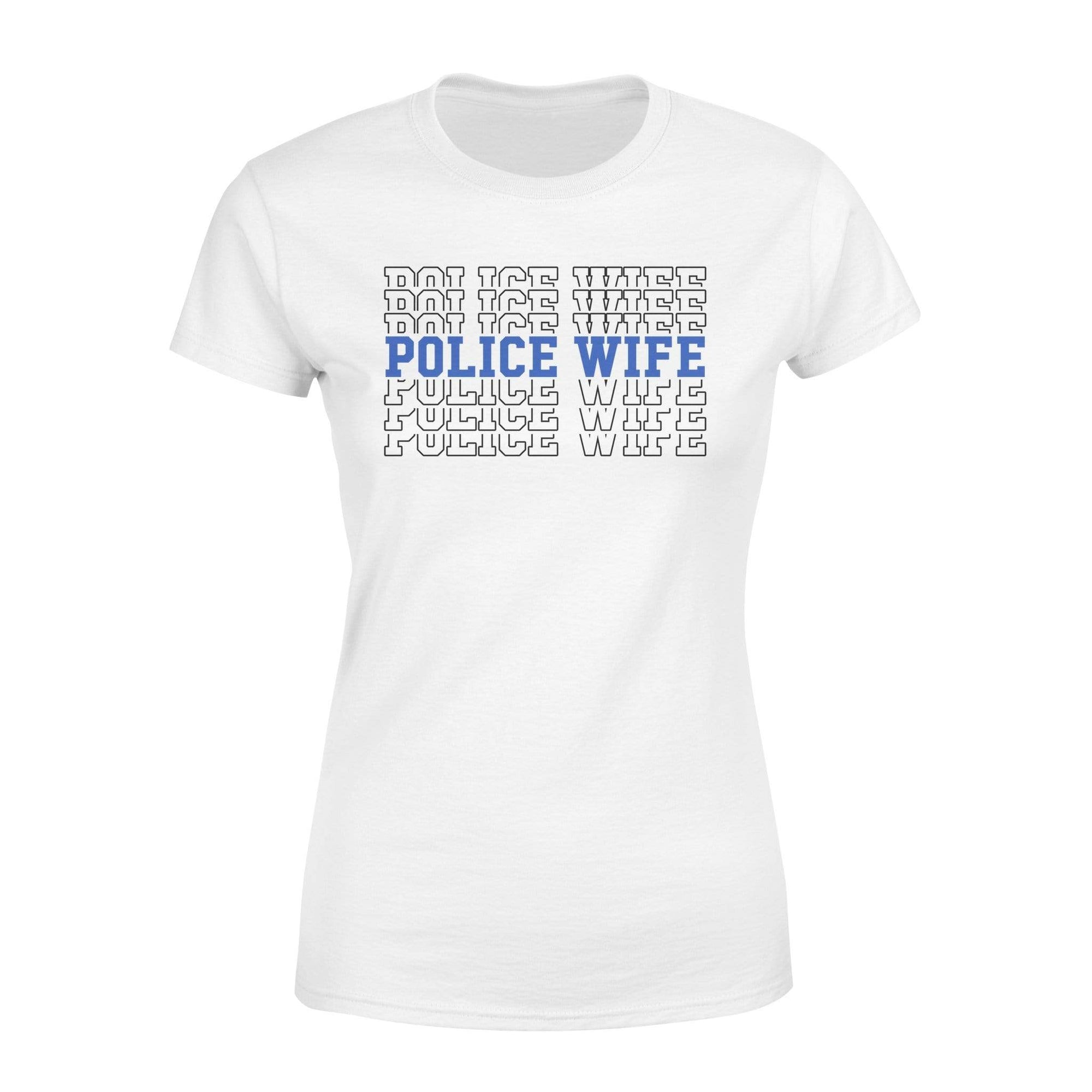 Apparel XS / White TBL - Police Wife Shirt - Standard Women's T-shirt - DSAPP