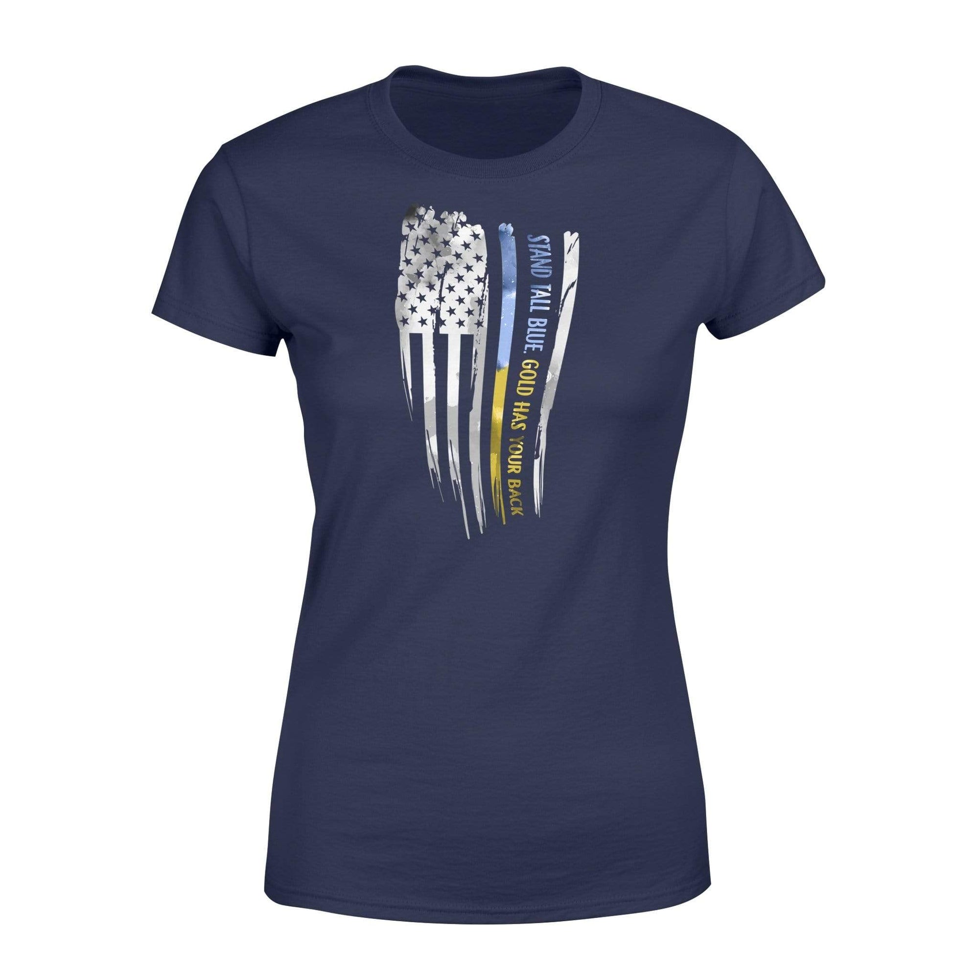 Apparel XS / Navy TBL- PoliceDispatcher- Stand Tall - Standard Women's T-shirt - DSAPP