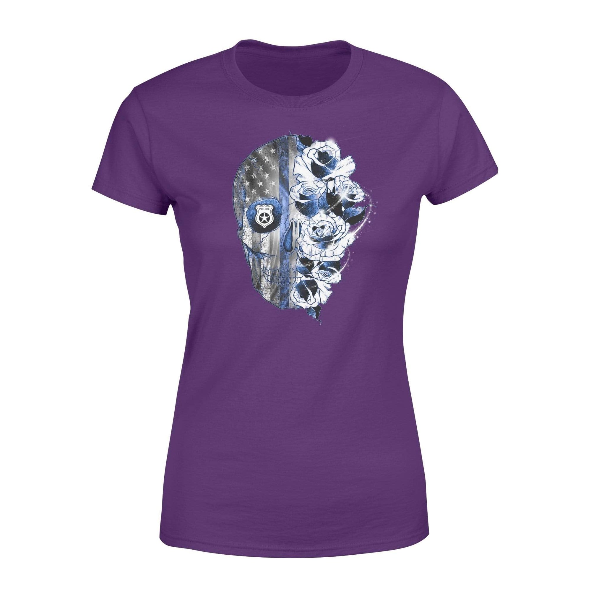 Apparel XS / Purple TBL - Rose Skull Shirt - Standard Women's T-shirt - DSAPP