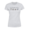 Apparel XS / Heather Grey TBL - Simple Woman Leopard Shirt- Standard Women's T-shirt - DSAOO