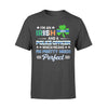 Thin Blue Line - St Patrick Day I Am An Irish And Police Officer Shirt
