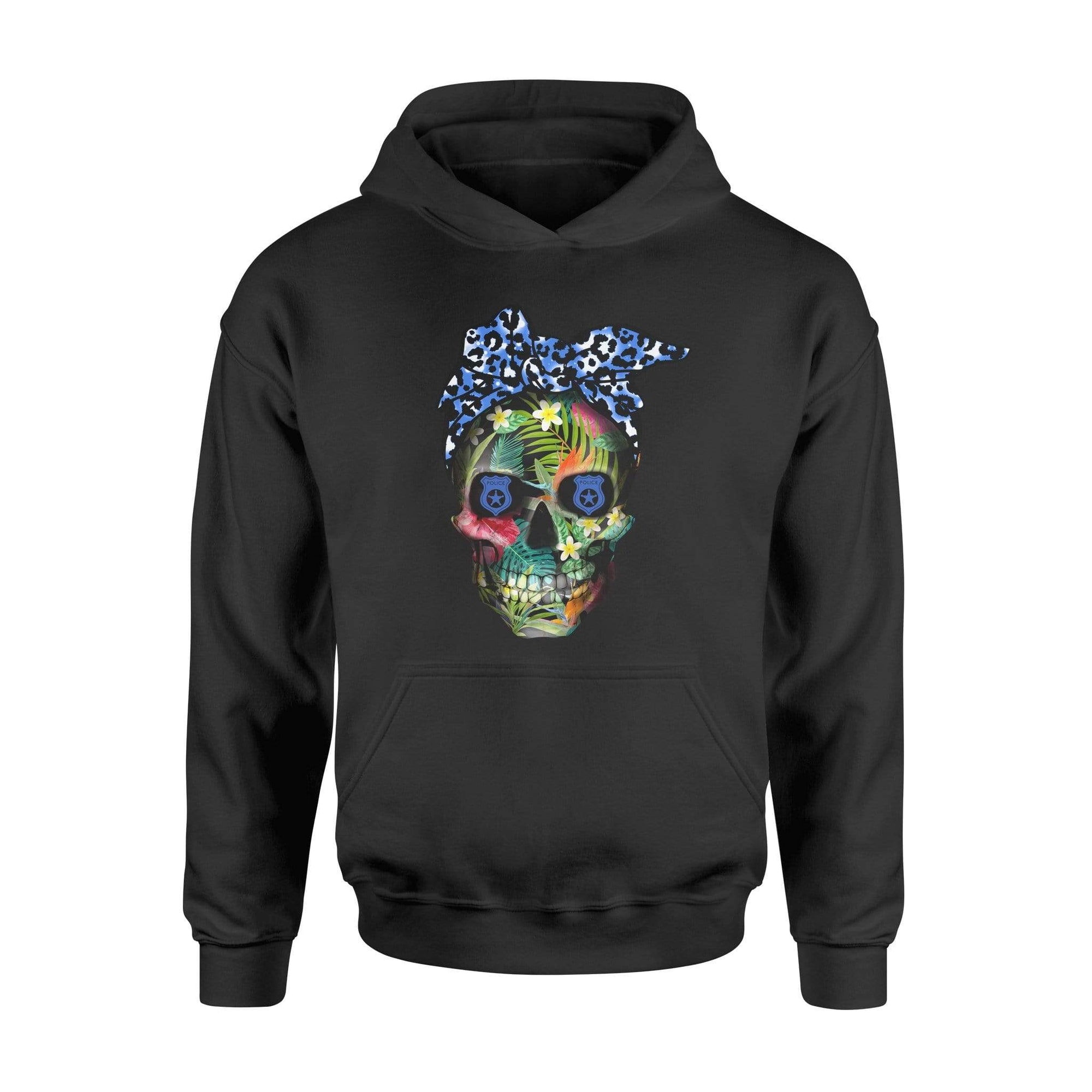 Apparel S / Black TBL - Sugar Skull Leopard Bandana - Standard Hoodie - DSAPP