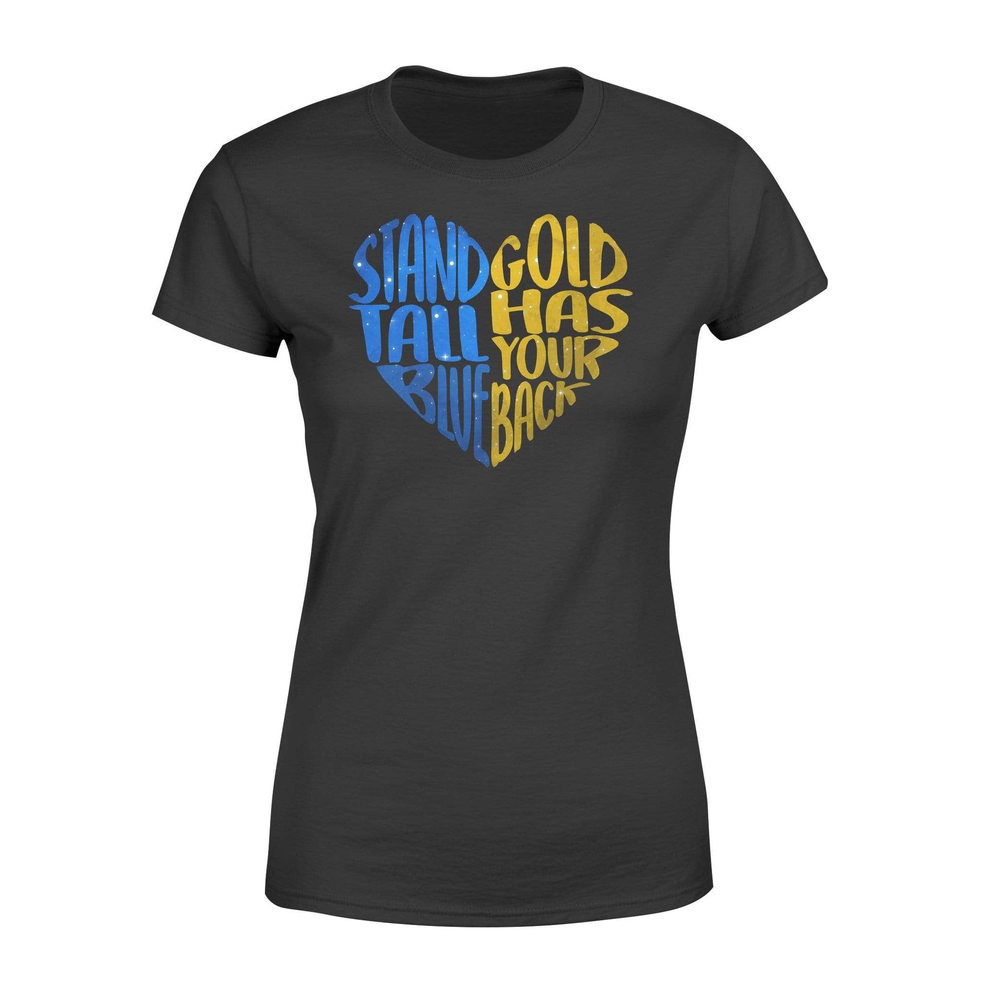 Apparel XS / Black TBL x TGL - Stand Tall Heart Shirt - Standard Women's T-shirt - DSAPP