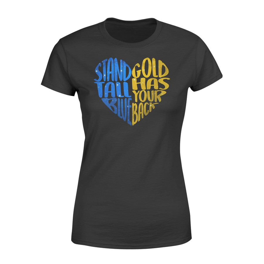 Apparel XS / Black TBL x TGL - Stand Tall Heart Shirt - Standard Women's T-shirt - DSAPP