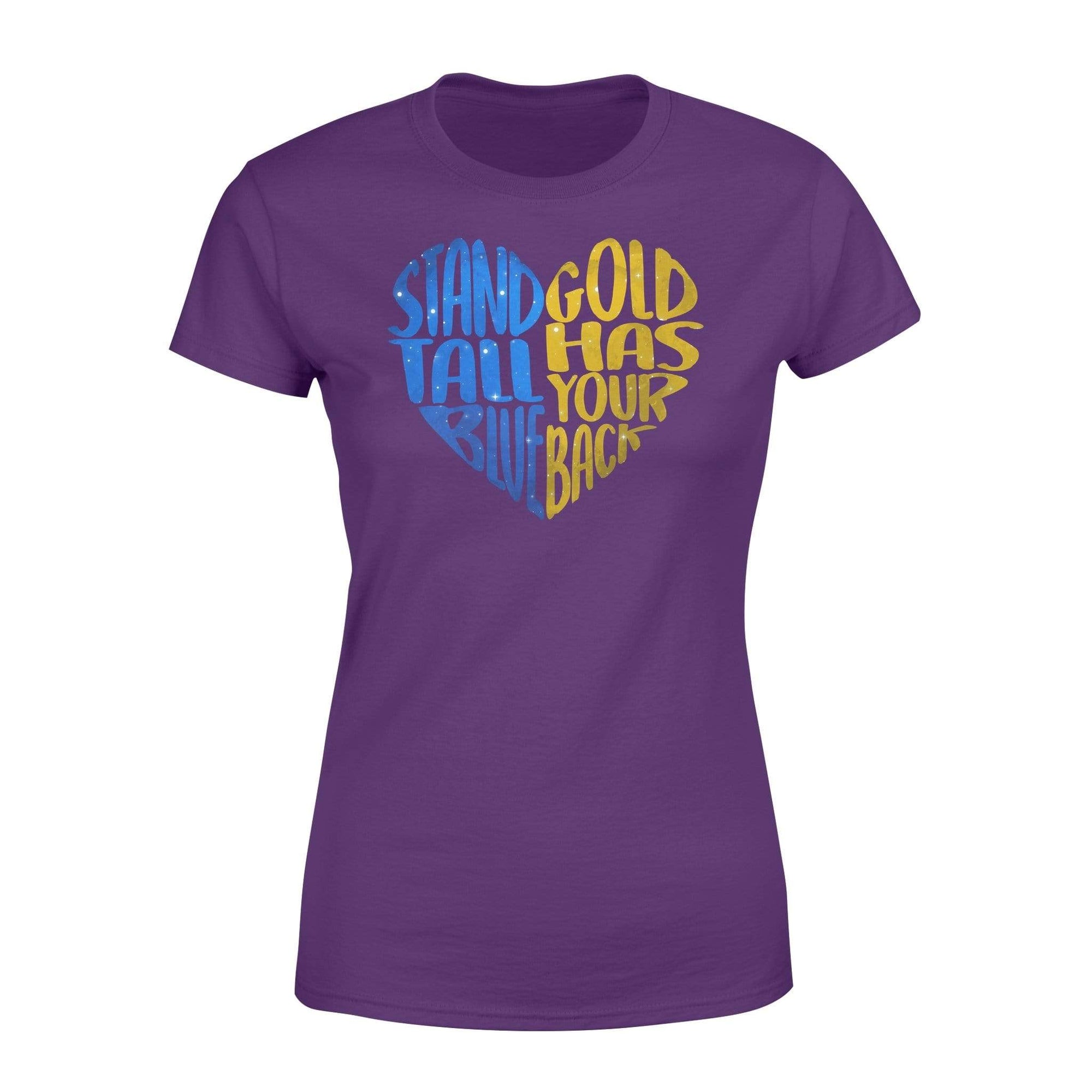 Apparel XS / Purple TBL x TGL - Stand Tall Heart Shirt - Standard Women's T-shirt - DSAPP