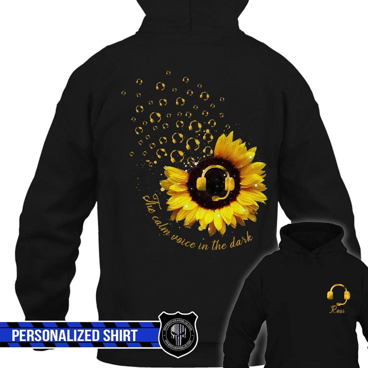 Apparel S / Black TGL - Sunflower Calm Voice Hoodie - Standard Hoodie - DSAPP