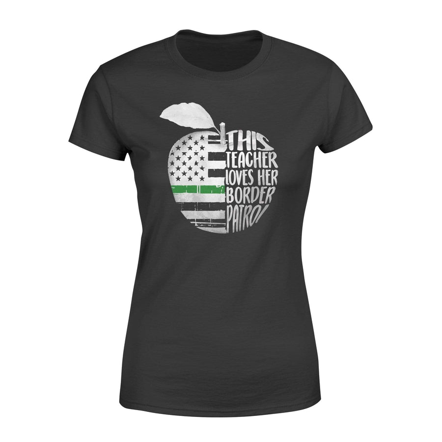 Apparel XS / Black TGrL - Half Apple Love Border Patrol Shirt - Standard Women's T-shirt- DSAPP