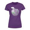 Apparel XS / Purple TGrL - Half Apple Love Border Patrol Shirt - Standard Women's T-shirt- DSAPP
