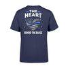 Apparel S / Navy The Heart Behind The Badge Shirt - Standard T-shirt