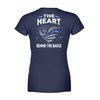 Apparel XS / Navy The Heart Behind The Badge Shirt - Standard Women's T-shirt