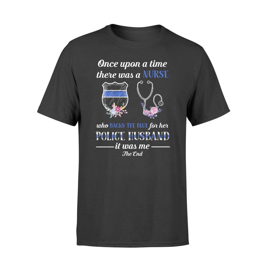 Apparel S / Black There Was A Girl - Nurse x Police Shirt - Standard T-shirt