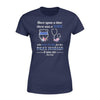 Apparel XS / Navy There Was A Girl - Nurse x Police Shirt - Standard Women's T-shirt