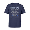 Apparel S / Navy Thin Blue Line - Bonus Dad Shirt - Standard T-shirt