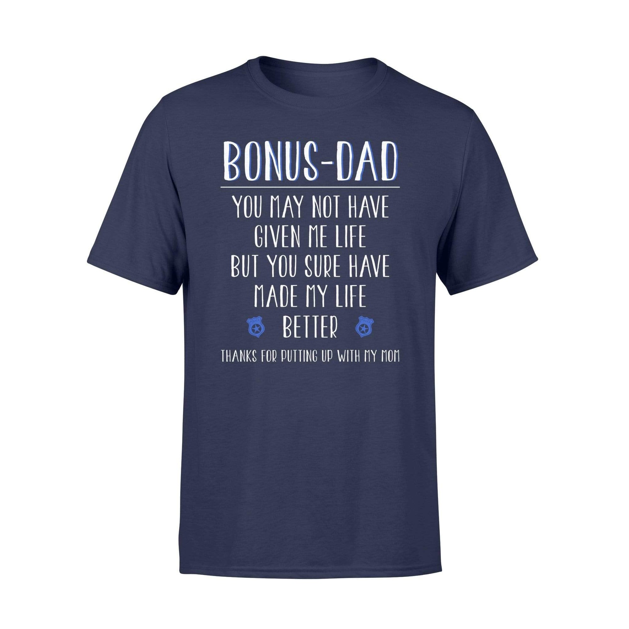 Apparel S / Navy Thin Blue Line - Bonus Dad Shirt - Standard T-shirt