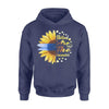 Apparel S / Navy Thin Blue Line - Half Sunflower - Blessed Are The Peacemakers Hoodie - Standard Hoodie - DSAPP