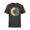 Apparel S / Black Thin Blue Line - Half Sunflower - I Am The Storm Shirt - Standard T-shirt - DSAPP
