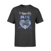 Apparel S / Black Thin Blue Line - I Sparkle Blue Shirt - Standard T-shirt
