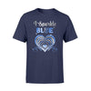 Apparel S / Navy Thin Blue Line - I Sparkle Blue Shirt - Standard T-shirt