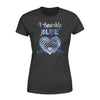 Apparel XS / Black Thin Blue Line - I Sparkle Blue Shirt - Standard Women's T-shirt