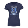 Apparel XS / Navy Thin Blue Line - I Sparkle Blue Shirt - Standard Women's T-shirt