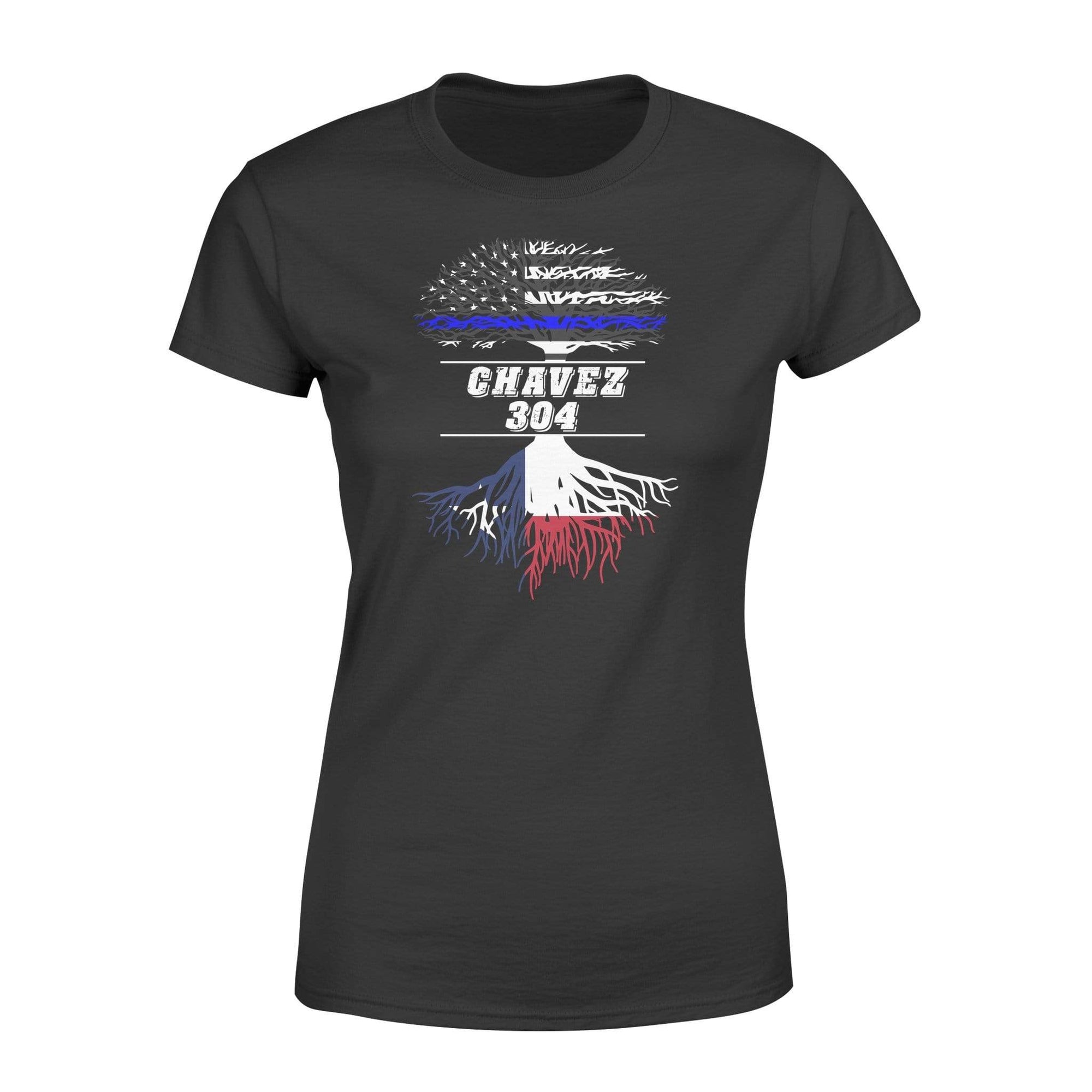 Apparel XS / Black Thin Blue Line - State Root - Your Choice State Flag - Personalized Shirt - DSAPP
