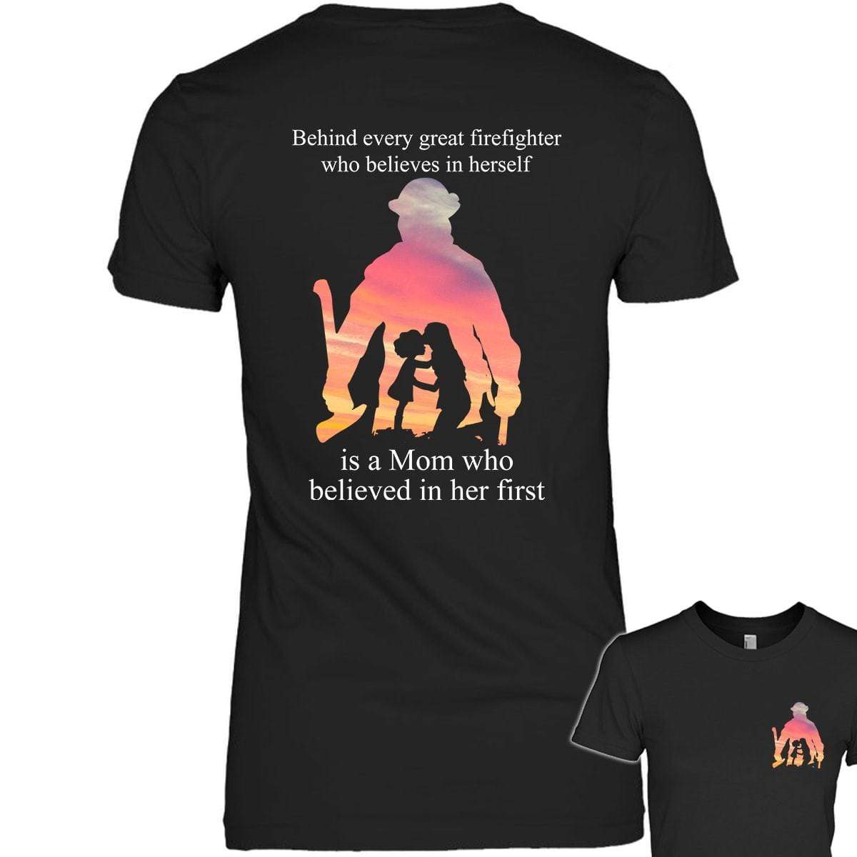 Apparel XS / Black TRL - Behind Firefighter (Female) Shirt  - Standard Women's T-shirt - DSAPP