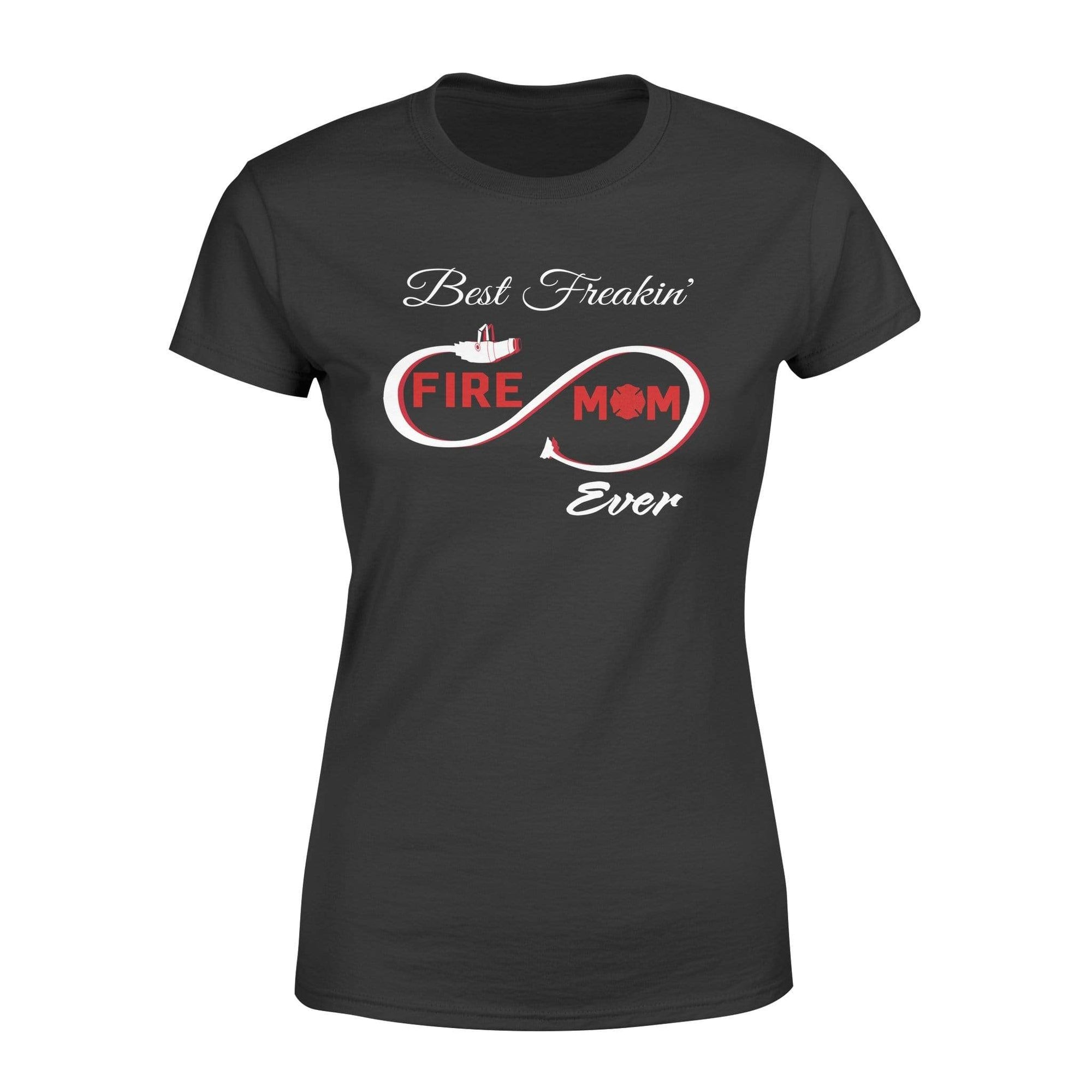 Apparel XS / Black TRL - Best  Freaking Fire Mom - Standard Women's T-shirt - DSAPP