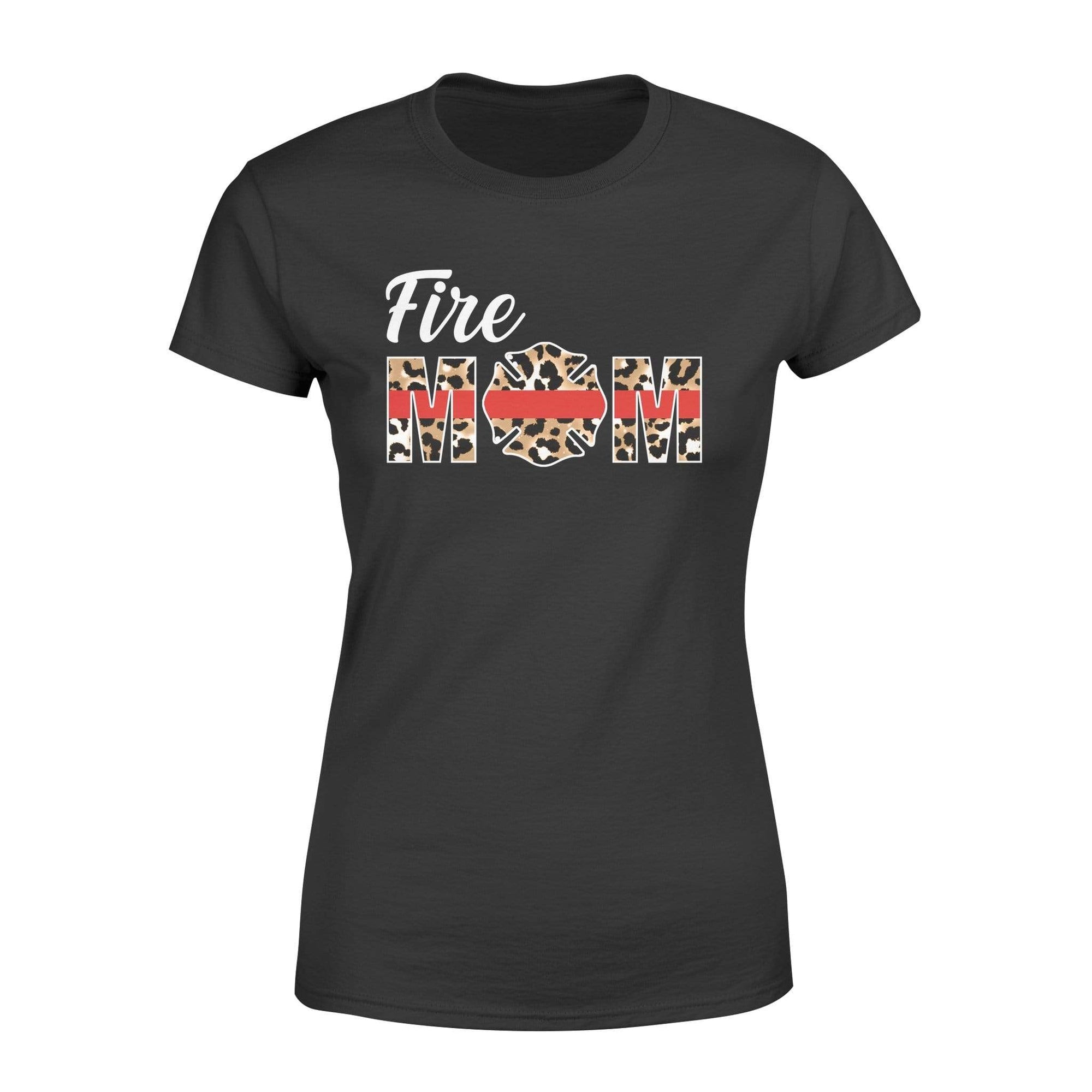 Apparel XS / Black TRL - Fire Mom - Leopard Shirt - Standard Women's T-shirt - DSAPP