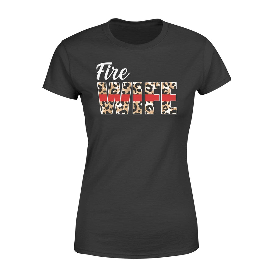 Apparel XS / Black TRL - Fire Wife - Leopard Shirt - Standard Women’s T-shirt - DSAPP