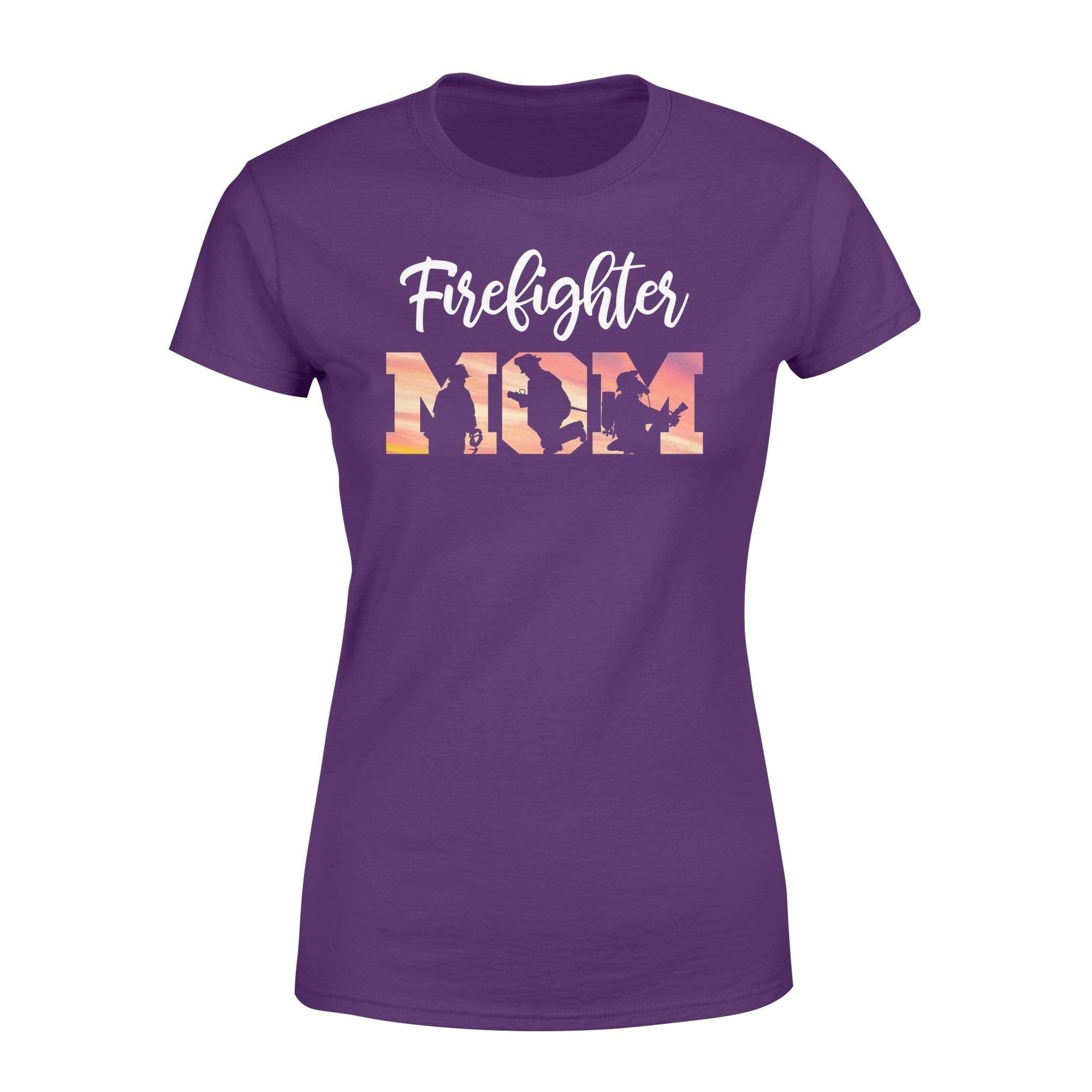 Apparel XS / Purple TRL - Firefighter Mom Shirt - Standard Women's T-shirt - DSAPP
