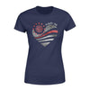 Apparel XS / Navy TRL - Galaxy Flag Heart - Wife - Standard Women's T-shirt - DSAPP