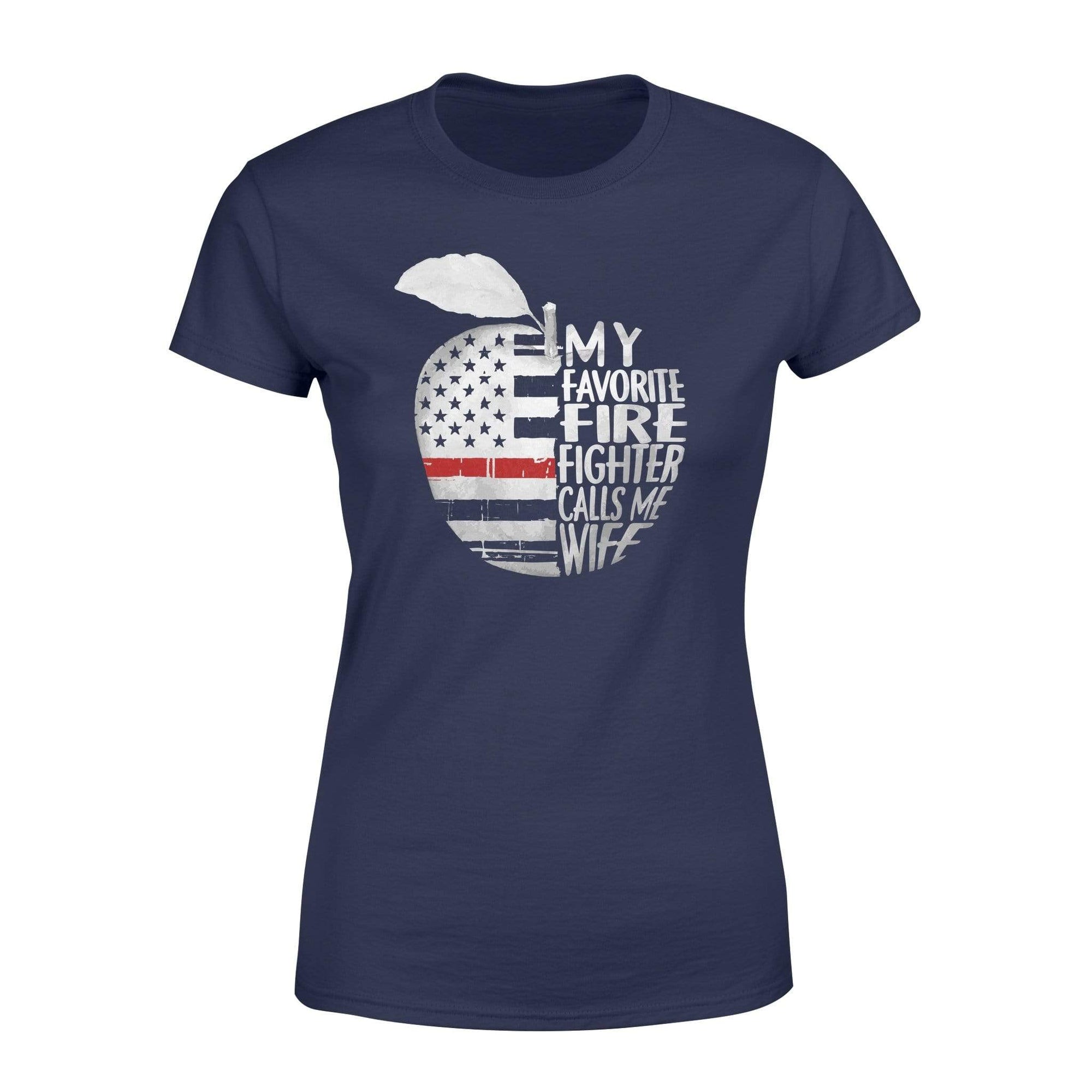 Apparel XS / Navy TRL - Half Apple Favorite Shirt - Standard Women's T-shirt - DSAPP