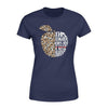 Apparel XS / Navy TRL - Half Apple Leopard Love Shirt - Standard Women's T-shirt - DSAPP