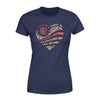 Apparel XS / Navy TRL- Leopard Heart Shirt - Standard Women's T-shirt - DSAPP