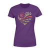 Apparel XS / Purple TRL- Leopard Heart Shirt - Standard Women's T-shirt - DSAPP