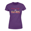 Apparel XS / Purple TRL - Mom Life Fire Wife Leopard Shirt  - Standard Women's T-shirt - DSAPP