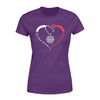 Apparel XS / Purple TRL - Nurse - She Saves Lives He Rescues Them Shirt - Standard Women's T-shirt - DSAPP