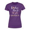 Apparel XS / Purple TRL - Rockin Dispatcher Fire Wife - Standard Women's T-shirt - DSAPP