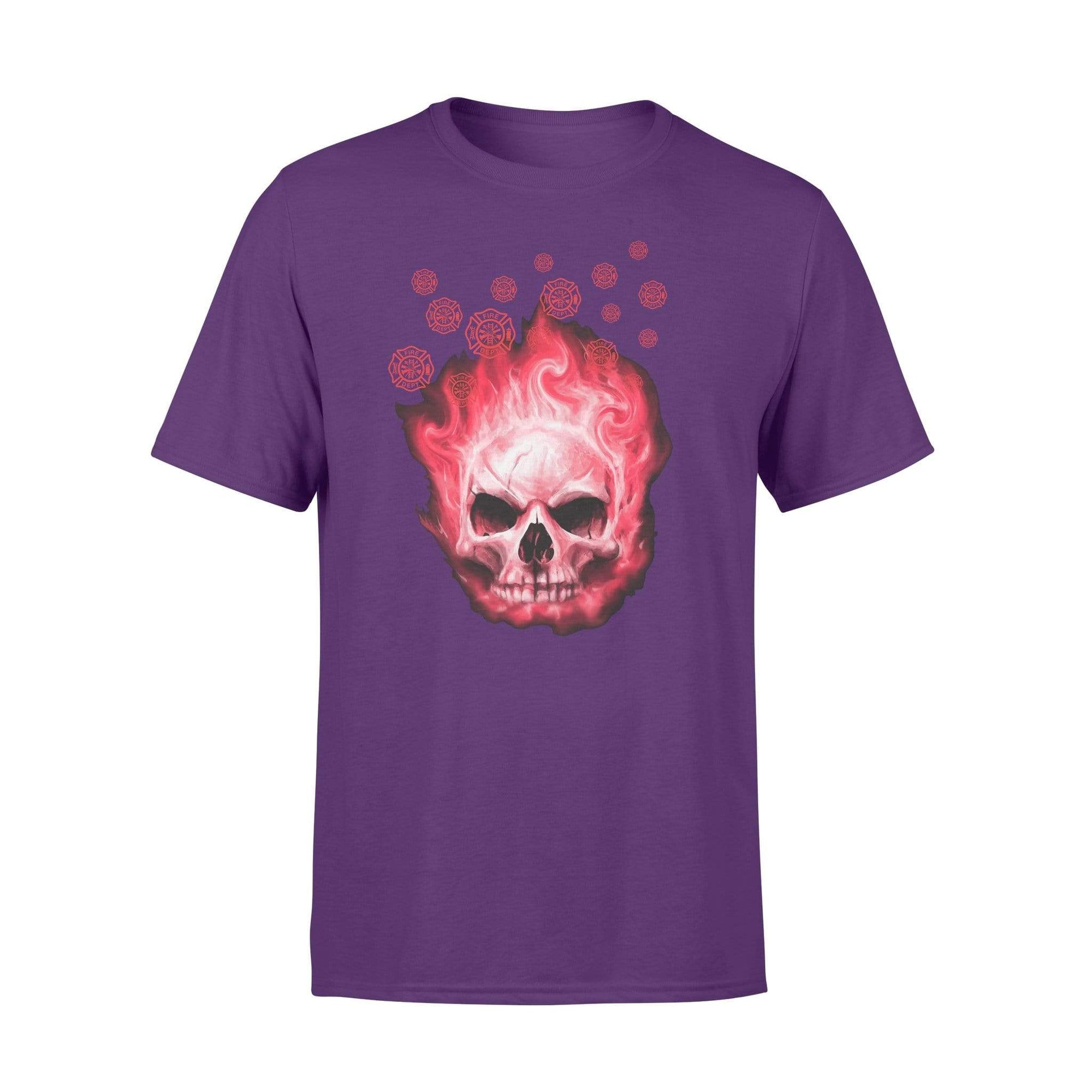 Apparel S / Purple TRL - Skull Emblem Shirt - Standard T-shirt - DSAPP