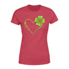 TRL - St Patrick Day Firefighter Things Shamrock Heart Shirt - Standard Women’s T-shirt